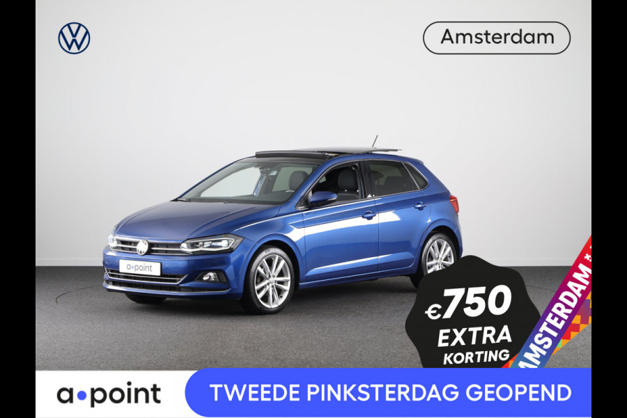Volkswagen Polo 1.0 TSI Highline 95 pk Automaat (DSG) | Navigatie | Panoramadak | Parkeersensoren | Adaptieve cruise control | Stoelverwarming | Digitaal instrumentenpaneel |
