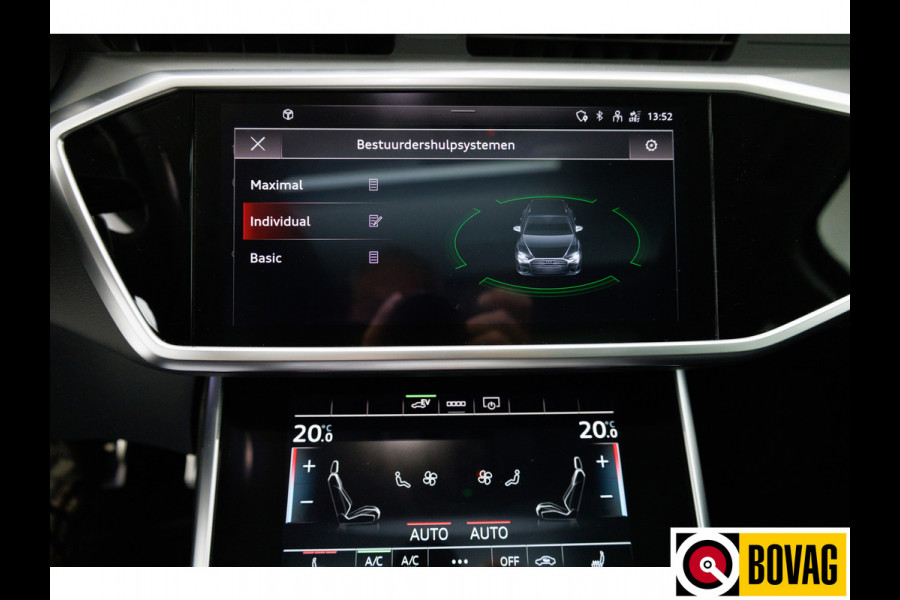Audi A6 Avant 55 TFSI e quattro Pro Line S Competition 367 PK | Adaptief onderstel | Panoramadak Vol leer, 360 Camera, B&O, Trekhaak