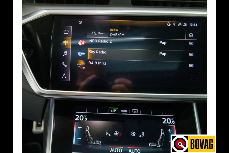 Audi A6 Avant 55 TFSI e quattro Pro Line S Competition 367 PK | Adaptief onderstel | Panoramadak Vol leer, 360 Camera, B&O, Trekhaak
