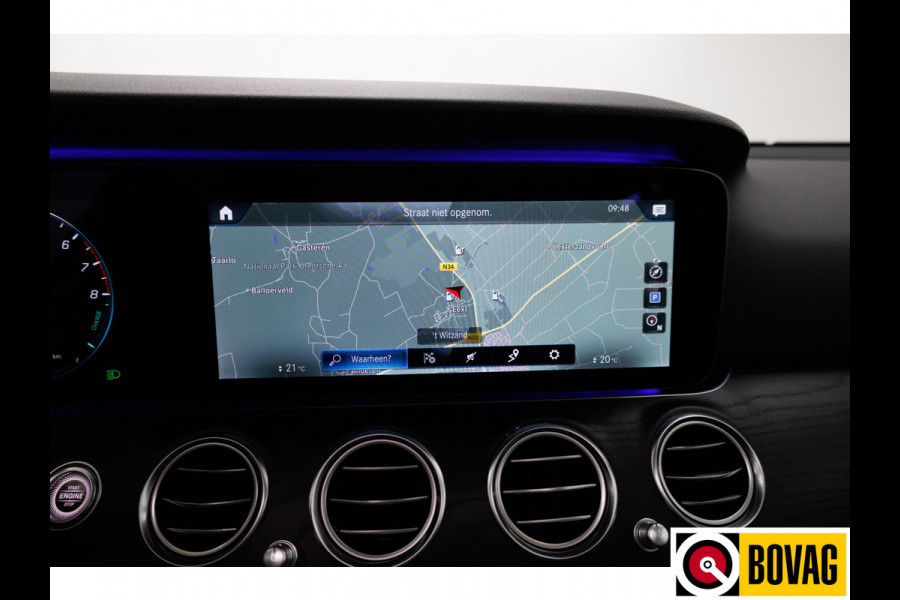 Mercedes-Benz E-Klasse 300 e 4MATIC AMG Line | Pano | Burmester | 360 Camera | Widescreen Apple carplay / Android auto, Sfeerverlichting