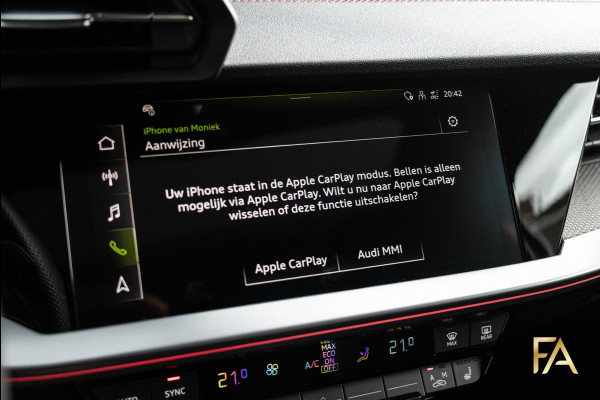 Audi A3 Sportback 45 TFSI e S edition Competition Panodak|RS Seats|MatrixLED|B&O