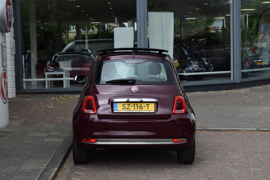 Fiat 500 80pk Lounge|16"|Open dak|PDC|Nav|Clima