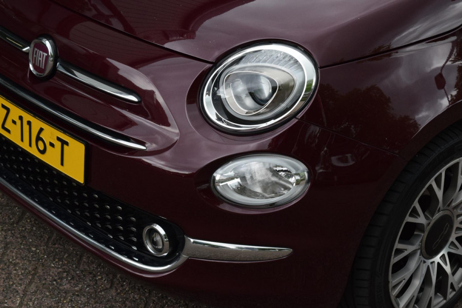 Fiat 500 80pk Lounge|16"|Open dak|PDC|Nav|Clima