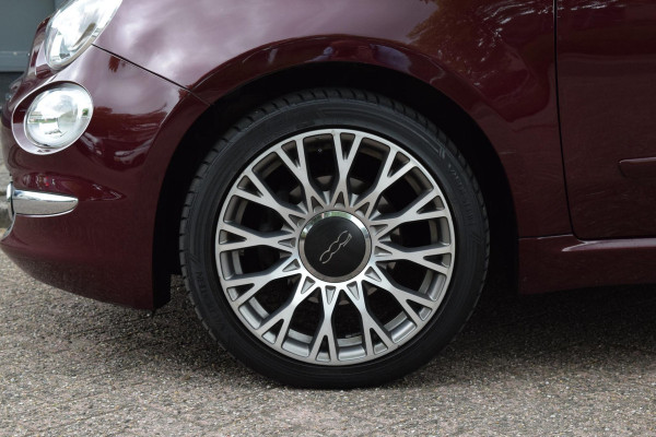 Fiat 500 80pk Lounge|16"|Open dak|PDC|Nav|Clima