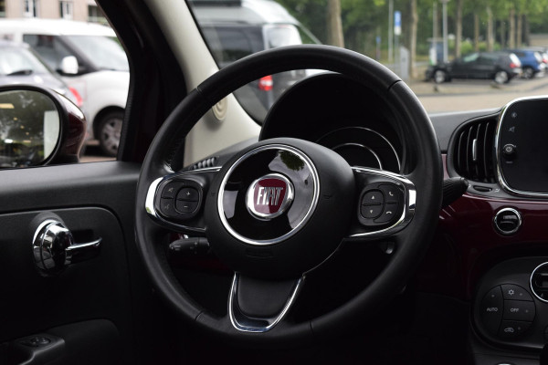 Fiat 500 80pk Lounge|16"|Open dak|PDC|Nav|Clima