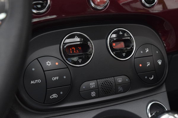 Fiat 500 80pk Lounge|16"|Open dak|PDC|Nav|Clima