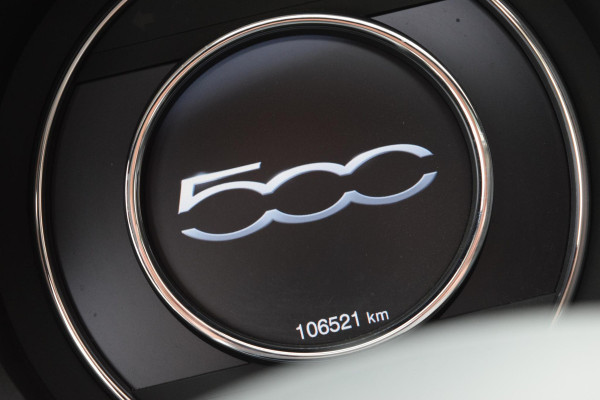 Fiat 500 80pk Lounge|16"|Open dak|PDC|Nav|Clima