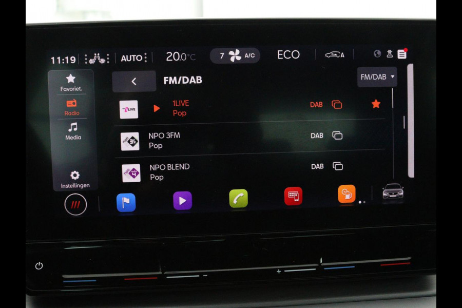 Seat Leon 1.4 eHybrid PHEV FR | Stoel & stuurverwarming | Camera | Adaptive cruise | Carplay | Keyless | Sfeerverlichting | Memory | Half leder | Navigatie | Full LED
