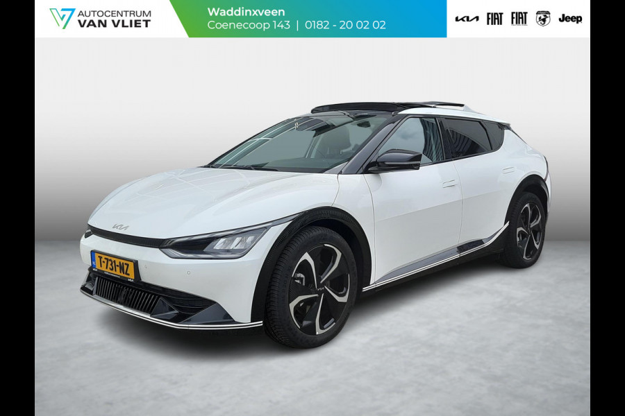 Kia Ev6 Plus Advanced 77.4 kWh | Schuif-/kanteldak | Navi | Clima | Adapt. Cruise | Carplay | 20'' LM | Stoelverwarming en Verkoeling