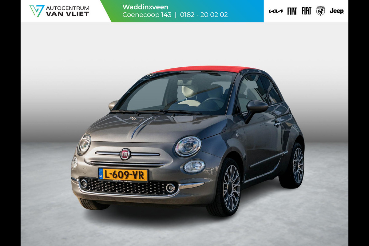 Fiat 500C 1.2 Star Fiat 500 1.2 Lounge l Rosso Cabriodak l Automaat Fiat 500C 1.2 Star Fiat 500 1.2 Lounge l Rosso Cabriodak l Automaat