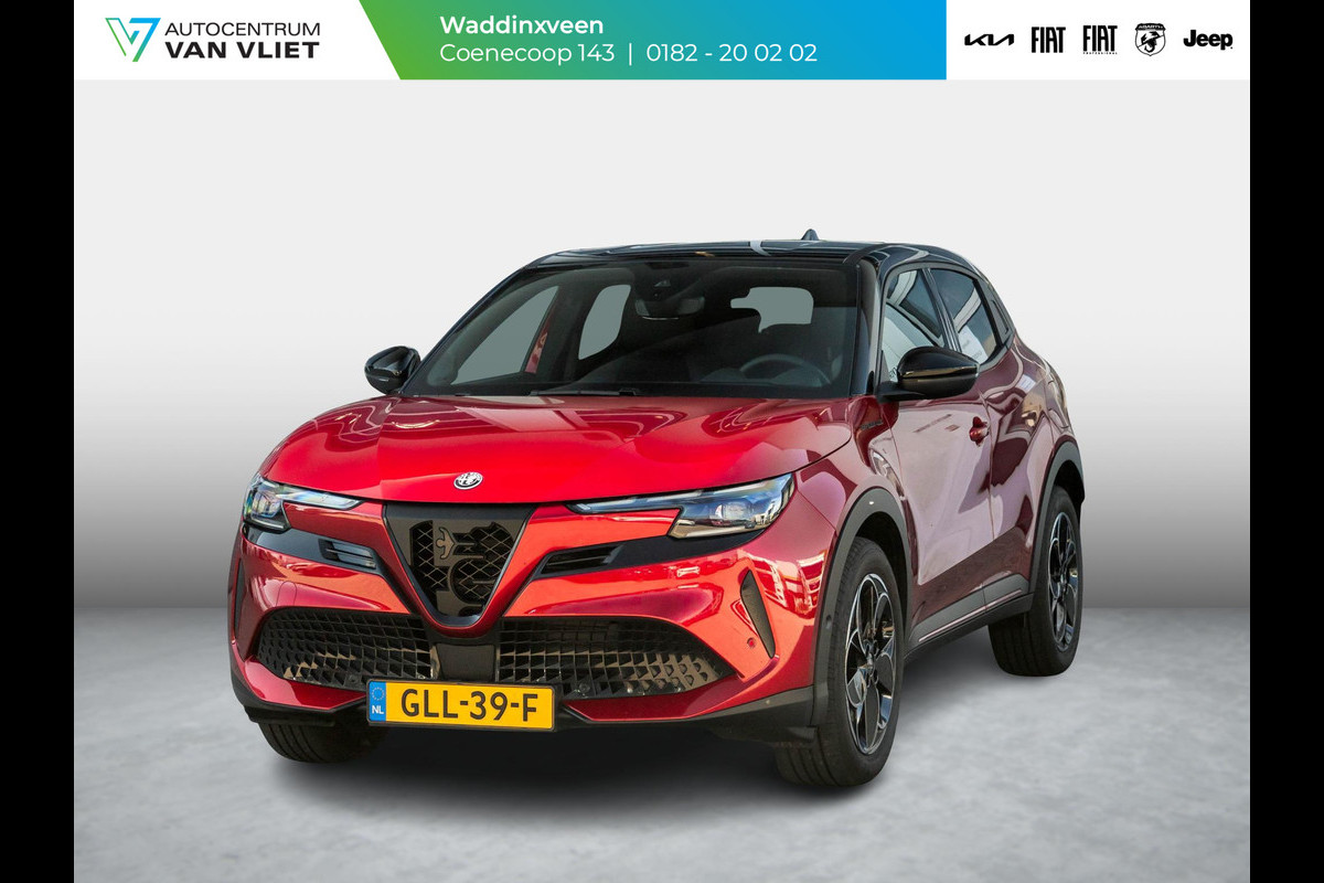 Alfa Romeo junior Elettrica Speciale 54 kWh | Pack Techno | Clima | Camera | Carplay | Adapt Cruise | Stoelverw. | Bicolore Alfa Romeo junior Elettrica Speciale 54 kWh | Pack Techno | Clima | Camera | Carplay | Adapt Cruise | Stoelverw. | Bicolore