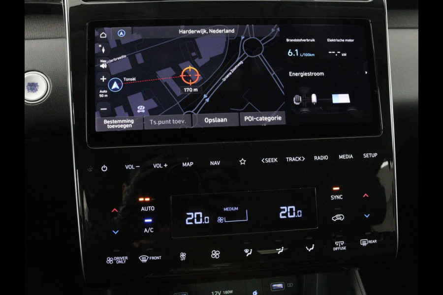 Hyundai Tucson 1.6 T-GDI HEV Premium | Leder | Stoelventilatie | Adaptive cruise | 360 camera | Carplay | Stuurverwarming | Memory | Navigatie | Full LED