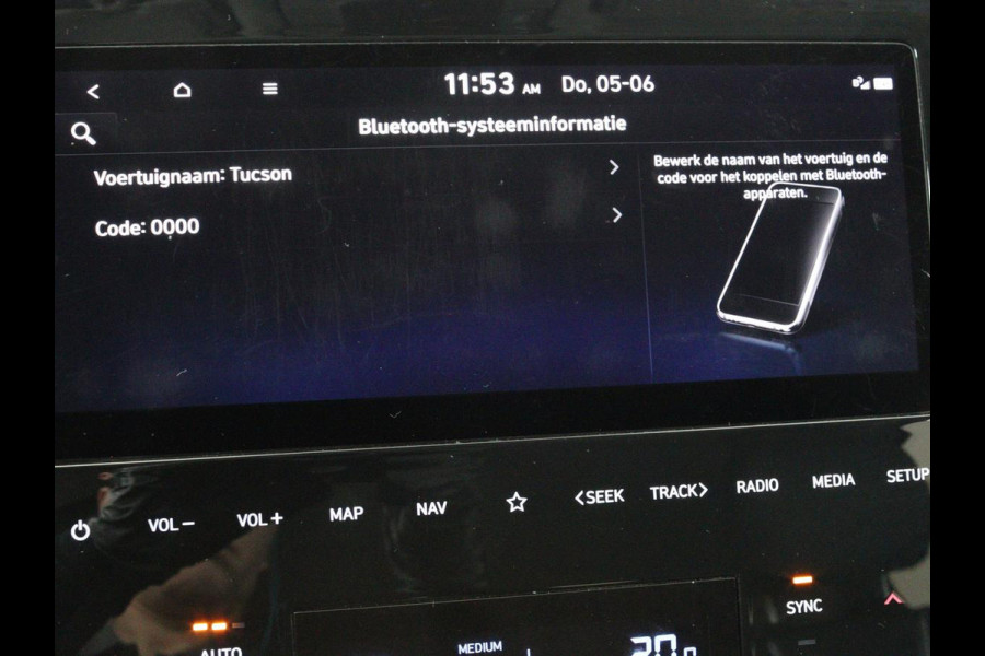 Hyundai Tucson 1.6 T-GDI HEV Premium | Leder | Stoelventilatie | Adaptive cruise | 360 camera | Carplay | Stuurverwarming | Memory | Navigatie | Full LED