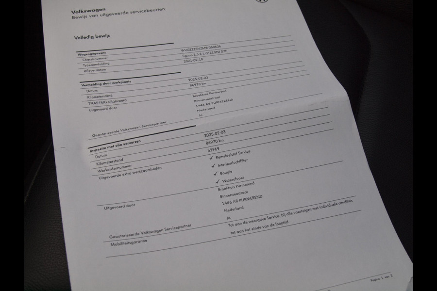 Volkswagen Tiguan 1.5 TSI R-Line Business+ | 360° Camera | Panoramadak | IQ Light | NL-Auto | Harman Kardon |