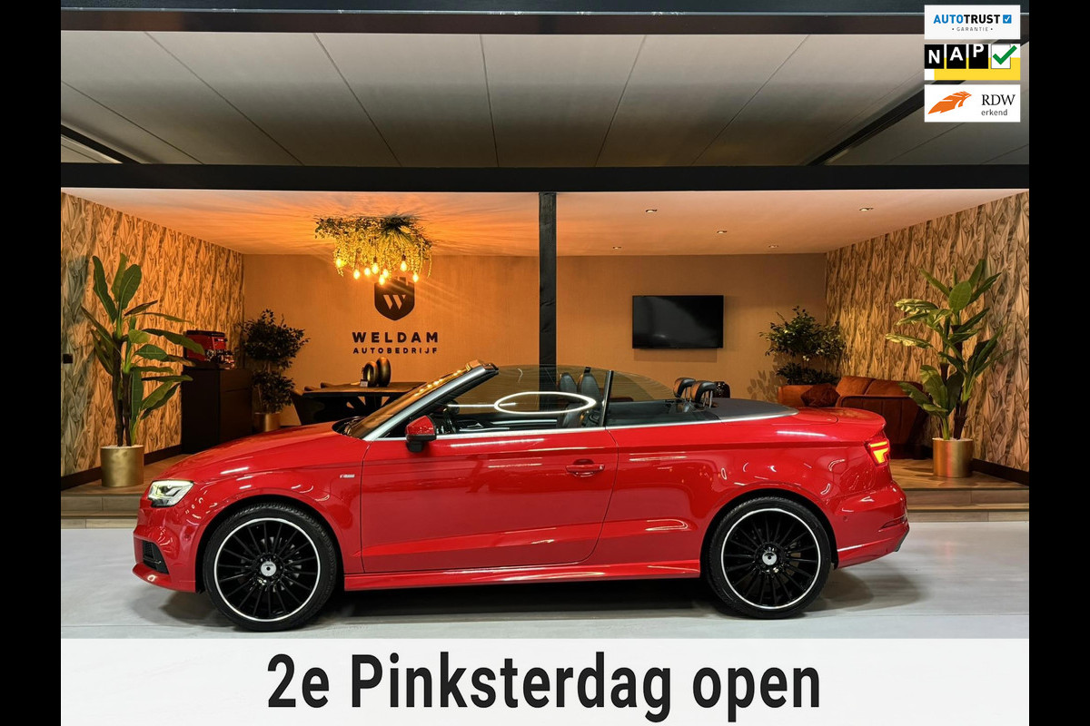 Audi A3 Cabriolet 1.4 TFSI S-Line Garantie NekVW StoelVW Clima Navi Xenon Led Velgen Rijklaar Audi A3 Cabriolet 1.4 TFSI S-Line Garantie NekVW StoelVW Clima Navi Xenon Led Velgen Rijklaar