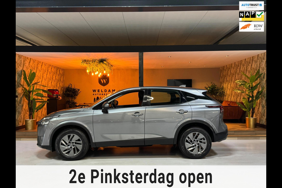 Nissan QASHQAI 1.3 MHEV Xtronic Garantie CarPlay ACC 360 StuurVW StoelVW Keyless Blindspot Clima Lane DAB Navi LED Rijklaar Nissan QASHQAI 1.3 MHEV Xtronic Garantie CarPlay ACC 360 StuurVW StoelVW Keyless Blindspot Clima Lane DAB Navi LED Rijklaar