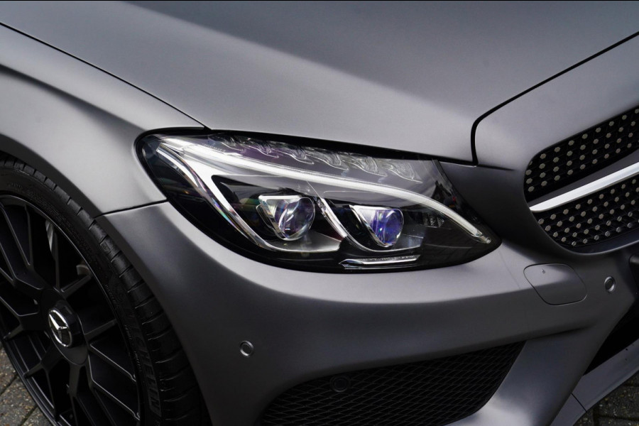 Mercedes-Benz C-Klasse Estate AMG 43 4MATIC | Burmester | Panorama | Designo Matte Grey | Luxe Leder / Alcantara | Camera | NIEUW