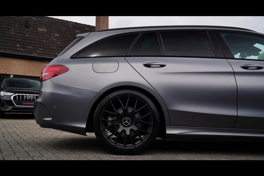 Mercedes-Benz C-Klasse Estate AMG 43 4MATIC | Burmester | Panorama | Designo Matte Grey | Luxe Leder / Alcantara | Camera | NIEUW