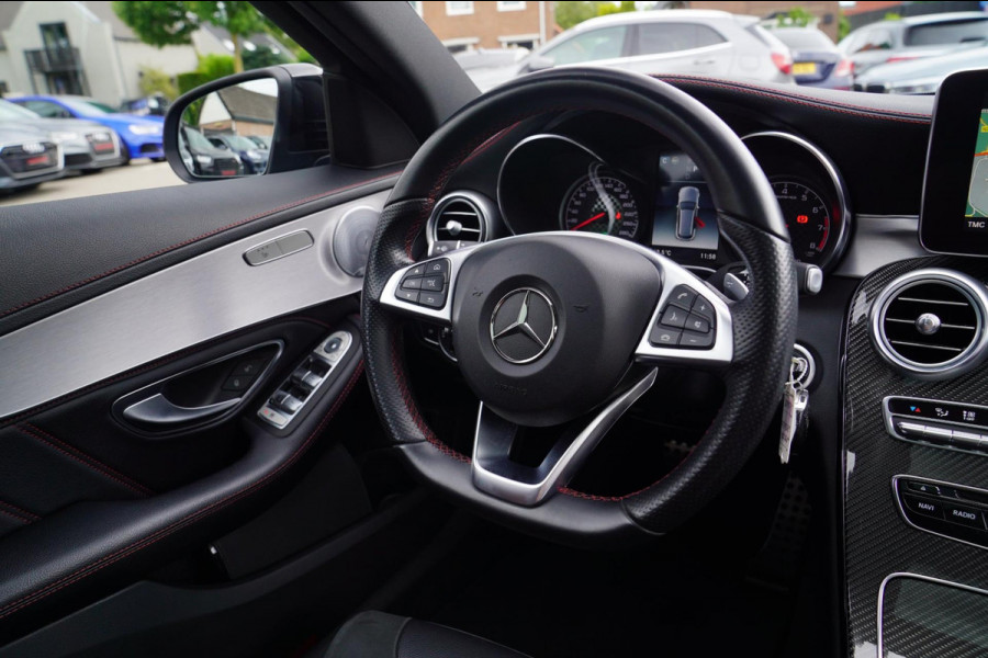 Mercedes-Benz C-Klasse Estate AMG 43 4MATIC | Burmester | Panorama | Designo Matte Grey | Luxe Leder / Alcantara | Camera | NIEUW