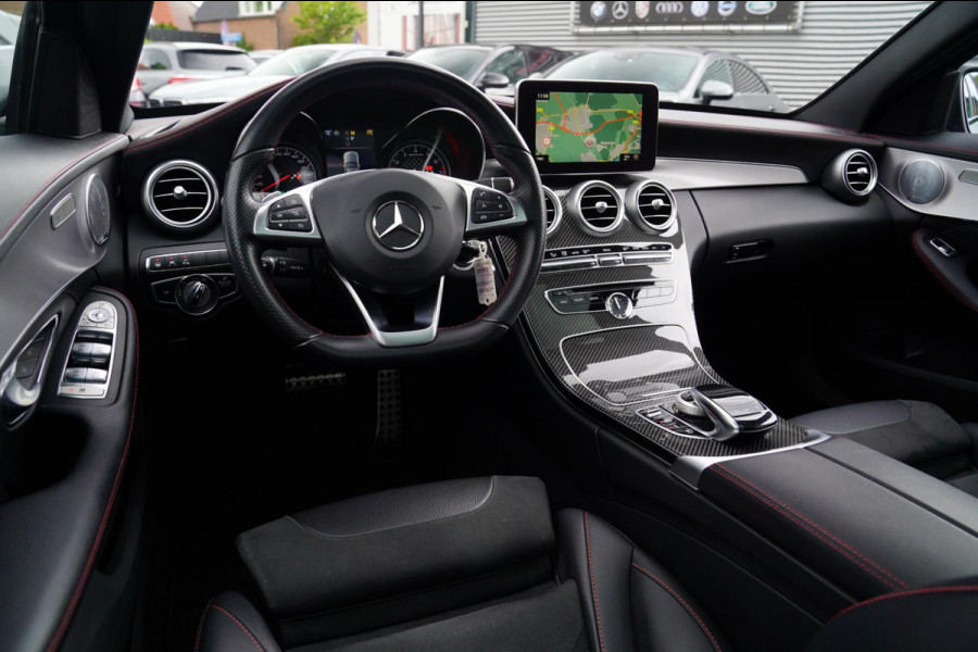 Mercedes-Benz C-Klasse Estate AMG 43 4MATIC | Burmester | Panorama | Designo Matte Grey | Luxe Leder / Alcantara | Camera | NIEUW
