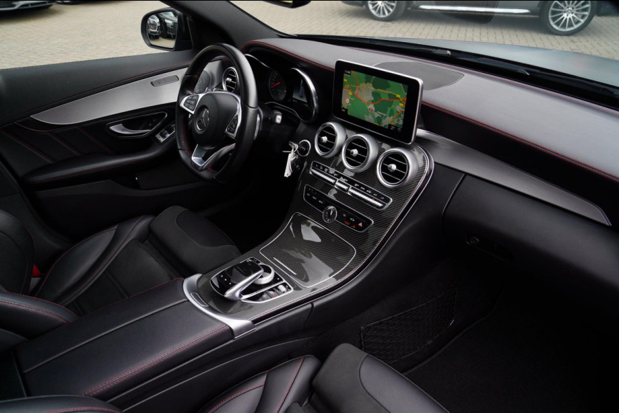 Mercedes-Benz C-Klasse Estate AMG 43 4MATIC | Burmester | Panorama | Designo Matte Grey | Luxe Leder / Alcantara | Camera | NIEUW