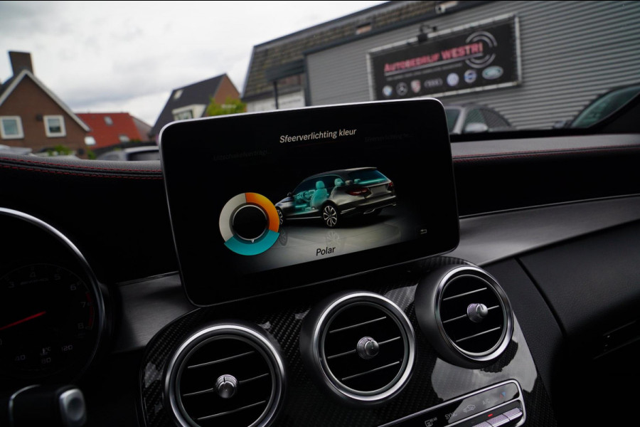 Mercedes-Benz C-Klasse Estate AMG 43 4MATIC | Burmester | Panorama | Designo Matte Grey | Luxe Leder / Alcantara | Camera | NIEUW