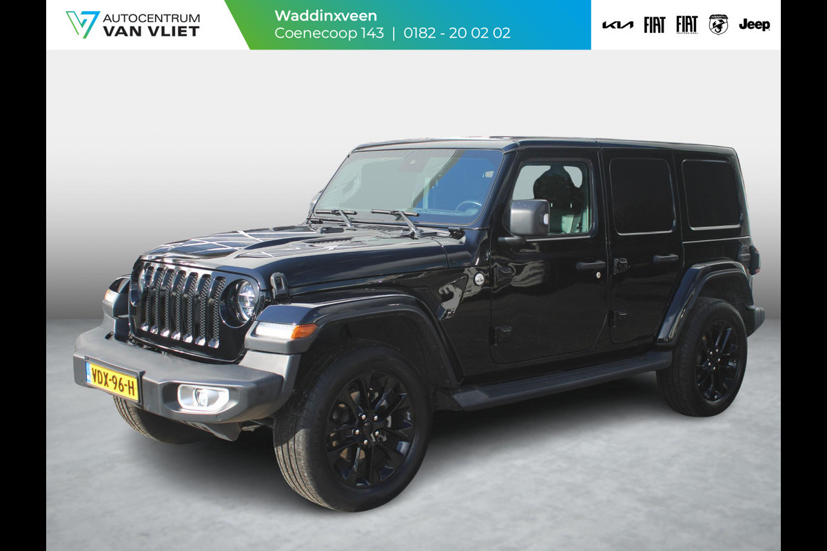 Jeep Wrangler Unlimited 2.0T Sahara | Grijs kenteken | Stoel-/Stuurverwarming | Navi | Adapt. Cruise | Clima | Camera | Leder | Keyless | 20" Velgen Jeep Wrangler Unlimited 2.0T Sahara | Grijs kenteken | Stoel-/Stuurverwarming | Navi | Adapt. Cruise | Clima | Camera | Leder | Keyless | 20" Velgen