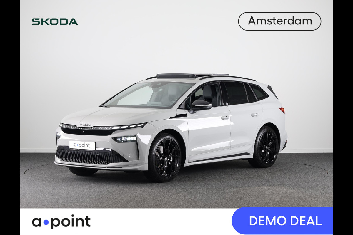 Škoda Enyaq 85 Sportline 286pk | Light Band | Canton Sound | Head up | Panoramadak | 21 inch black | Škoda Enyaq 85 Sportline 286pk | Light Band | Canton Sound | Head up | Panoramadak | 21 inch black |