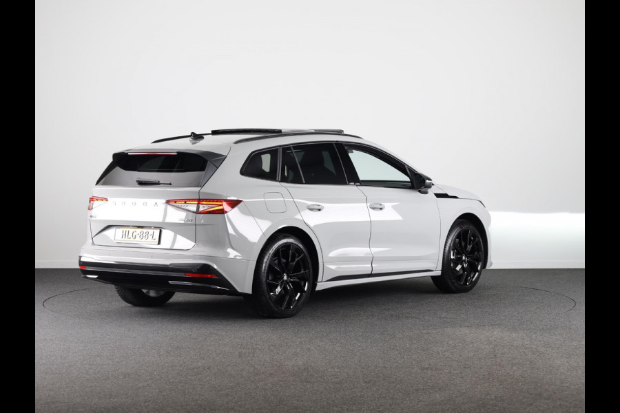 Škoda Enyaq 85 Sportline 286pk | Light Band | Canton Sound | Head up | Panoramadak | 21 inch black |