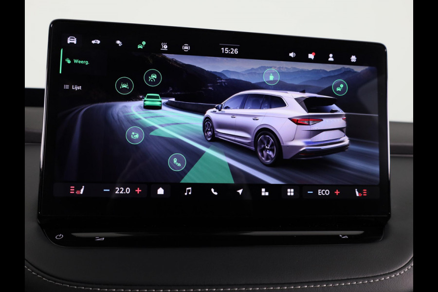Škoda Enyaq 85 Sportline 286pk | Light Band | Canton Sound | Head up | Panoramadak | 21 inch black |