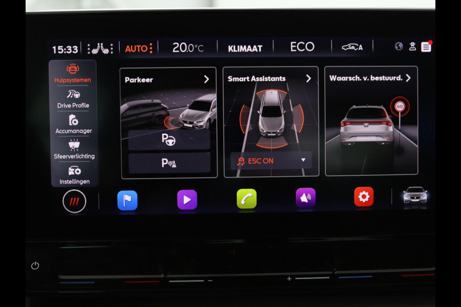 Seat Leon 1.4 TSI e-Hybrid PHEV FR | Stoel & stuurverwarming | Adaptive cruise | Carplay | Park Assist | Navigatie | Sfeerverlichting | Full LED