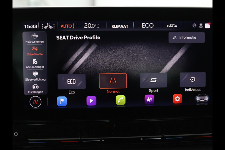 Seat Leon 1.4 TSI e-Hybrid PHEV FR | Stoel & stuurverwarming | Adaptive cruise | Carplay | Park Assist | Navigatie | Sfeerverlichting | Full LED