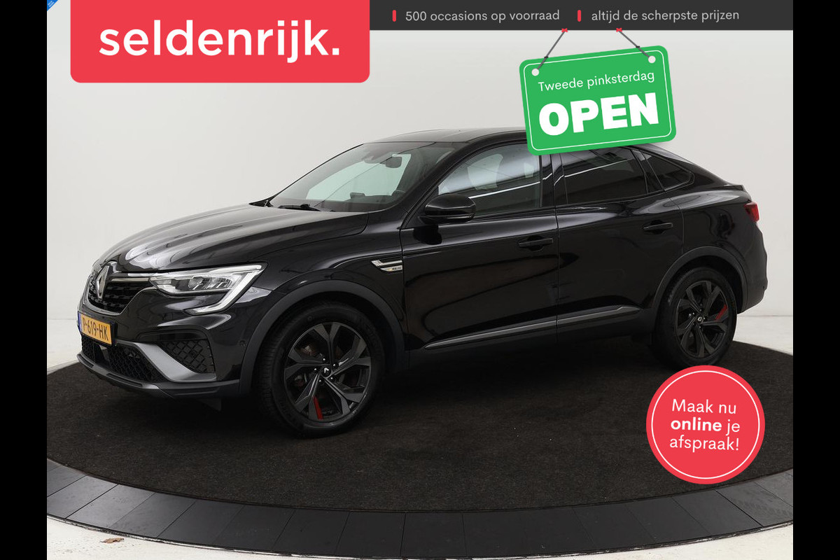Renault Arkana 1.6 E-Tech Hybrid 145 R.S. Line | Leder/Alcantara | Stoel & stuurverwarming | Adaptive cruise | Camera | BOSE Sound | Carplay | Sfeerverlichting | Full LED | Keyless | Navigatie | Climate control Renault Arkana 1.6 E-Tech Hybrid 145 R.S. Line | Leder/Alcantara | Stoel & stuurverwarming | Adaptive cruise | Camera | BOSE Sound | Carplay | Sfeerverlichting | Full LED | Keyless | Navigatie | Climate control