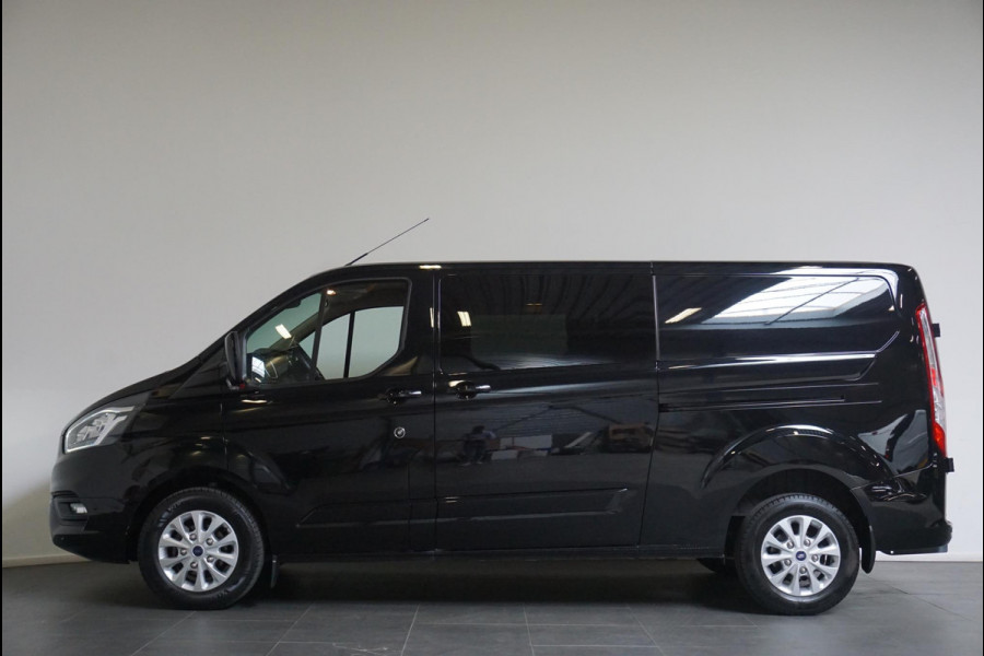 Ford Transit Custom 300 2.0 TDCI 130 pk Automaat Dubbele Cabine LIMITED! L2 | Navigatie | Airco | Bluetooth | 5-Zits | Trekhaak | DAB+