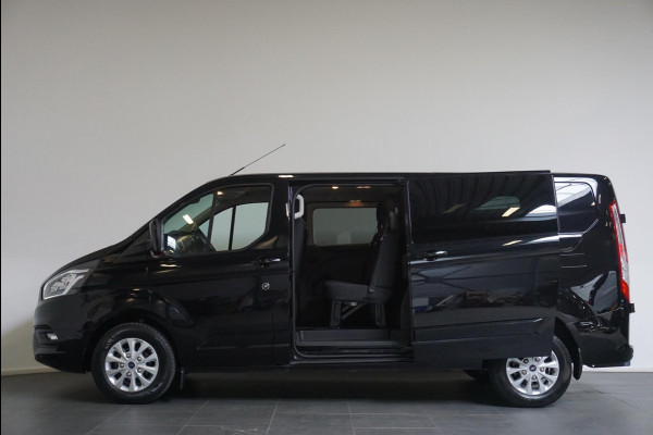 Ford Transit Custom 300 2.0 TDCI 130 pk Automaat Dubbele Cabine LIMITED! L2 | Navigatie | Airco | Bluetooth | 5-Zits | Trekhaak | DAB+
