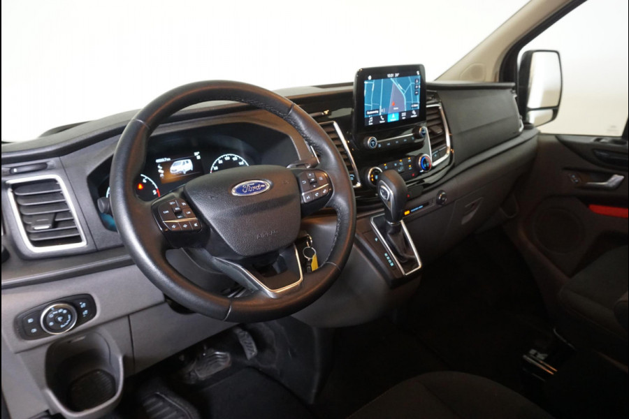 Ford Transit Custom 300 2.0 TDCI 130 pk Automaat Dubbele Cabine LIMITED! L2 | Navigatie | Airco | Bluetooth | 5-Zits | Trekhaak | DAB+