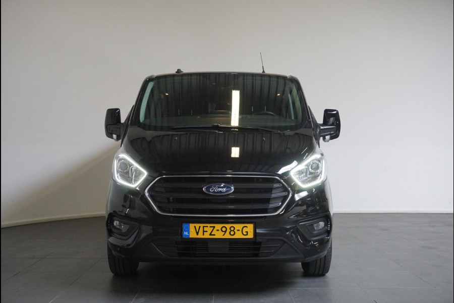 Ford Transit Custom 300 2.0 TDCI 130 pk Automaat Dubbele Cabine LIMITED! L2 | Navigatie | Airco | Bluetooth | 5-Zits | Trekhaak | DAB+