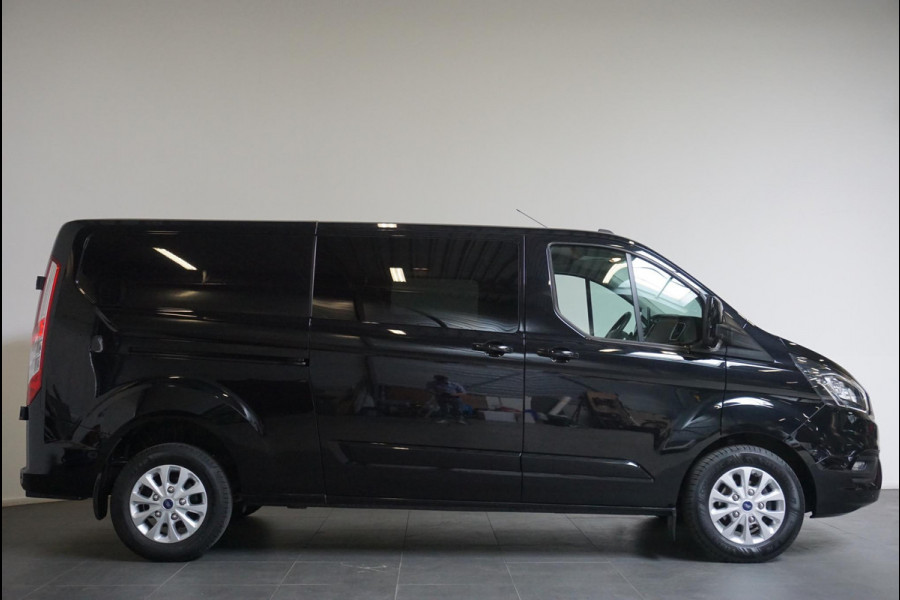 Ford Transit Custom 300 2.0 TDCI 130 pk Automaat Dubbele Cabine LIMITED! L2 | Navigatie | Airco | Bluetooth | 5-Zits | Trekhaak | DAB+