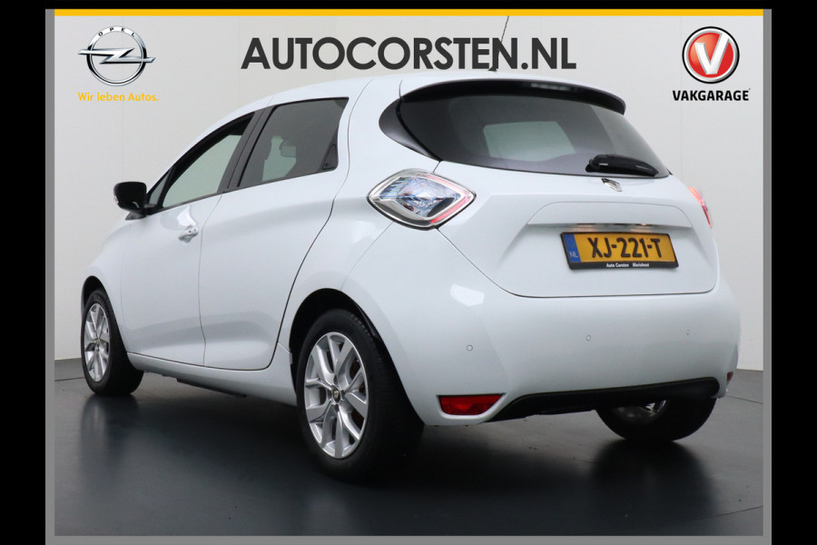 Renault ZOE 110pk R110 EIGEN ACCU 41kWh Limited Navi Ecc Apple Carplay Android Auto Cruise Control Pdc Regen-Lichtsensor Keyless Led Lmv 16" Wifi Bluetooth 3-Fase Laden 1e Eigenaar Keurig onderhouden 34.500 nieuw