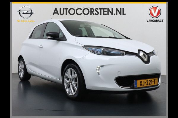 Renault ZOE 110pk R110 EIGEN ACCU 41kWh Limited Navi Ecc Apple Carplay Android Auto Cruise Control Pdc Regen-Lichtsensor Keyless Led Lmv 16" Wifi Bluetooth 3-Fase Laden 1e Eigenaar Keurig onderhouden 34.500 nieuw