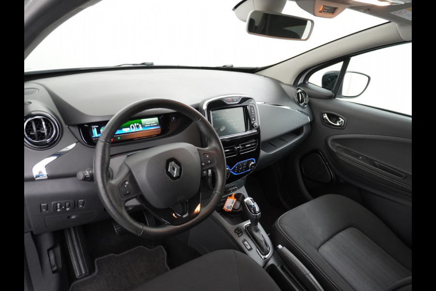 Renault ZOE 110pk R110 EIGEN ACCU 41kWh Limited Navi Ecc Apple Carplay Android Auto Cruise Control Pdc Regen-Lichtsensor Keyless Led Lmv 16" Wifi Bluetooth 3-Fase Laden 1e Eigenaar Keurig onderhouden 34.500 nieuw