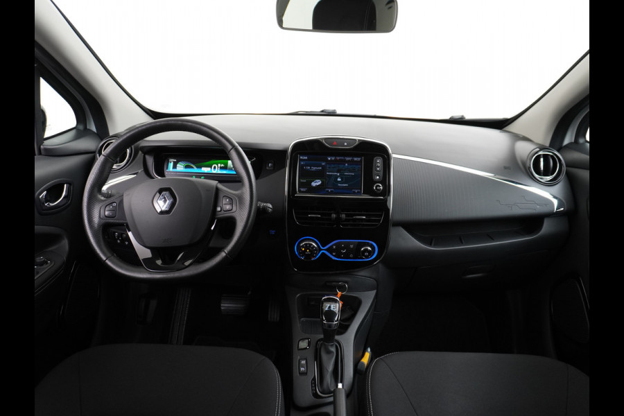 Renault ZOE 110pk R110 EIGEN ACCU 41kWh Limited Navi Ecc Apple Carplay Android Auto Cruise Control Pdc Regen-Lichtsensor Keyless Led Lmv 16" Wifi Bluetooth 3-Fase Laden 1e Eigenaar Keurig onderhouden 34.500 nieuw