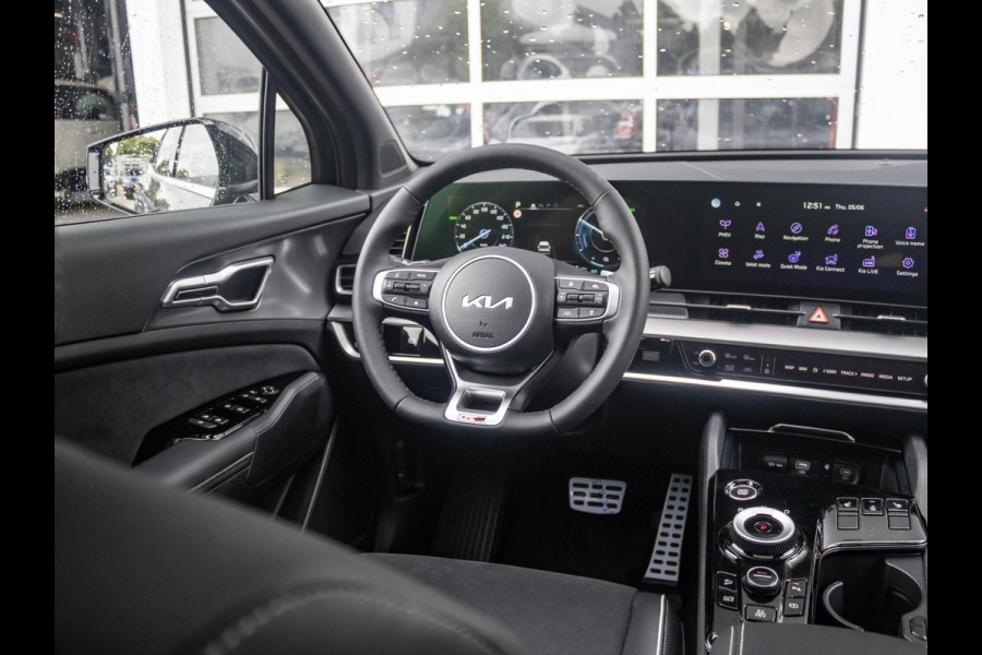 Kia Sportage 1.6 T-GDi Plug-in Hybrid AWD GT-Line | Direct leverbaar | Clima | Stoel-/stuurverwarming | Schuif-/kanteldak | Carplay | Navi | Adapt. Cruise | 19''