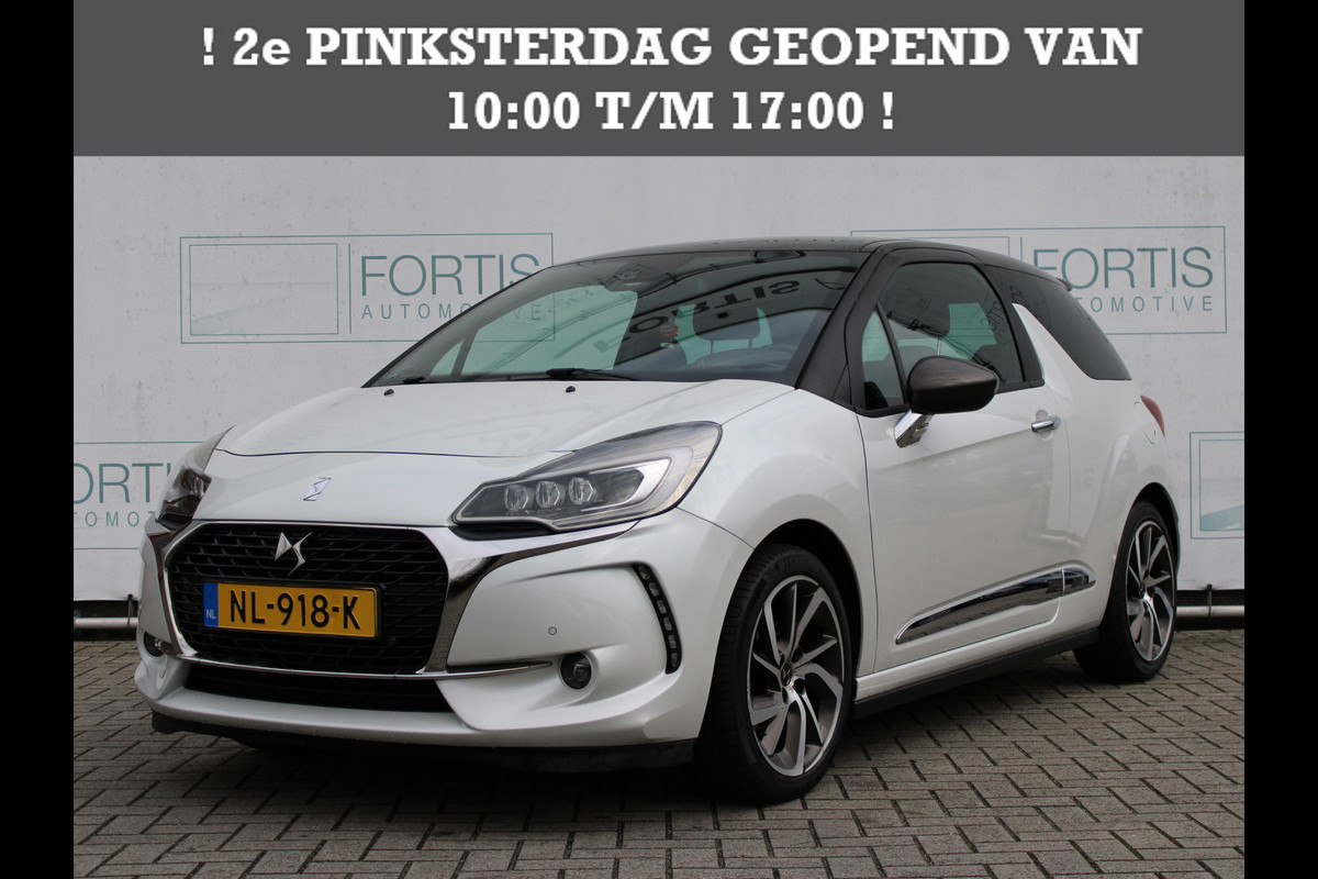 DS DS 3 1.2 PureTech Sport Chic LEDER | NAVI | CAMERA ! 2DE PINKSTERDAG GEOPEND VAN 10:00 UUR T/M 17:00 UUR DS DS 3 1.2 PureTech Sport Chic LEDER | NAVI | CAMERA ! 2DE PINKSTERDAG GEOPEND VAN 10:00 UUR T/M 17:00 UUR