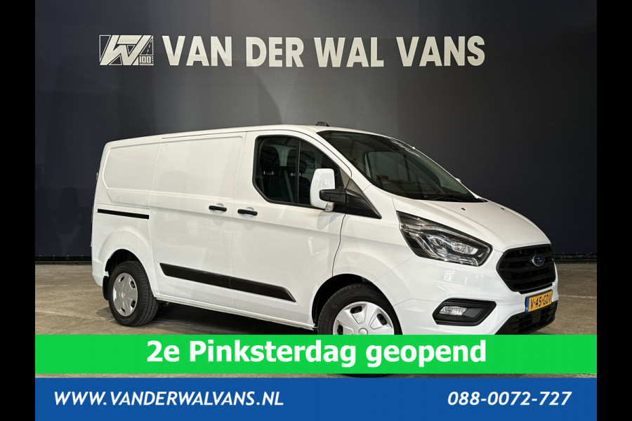 Ford Transit Custom 2.0 TDCI 130pk Automaat L1H1 Euro6 Airco | Camera | LED | Trekhaak | Cruisecontrol Parkeersensoren, Stoelverwarming, Verwarmde voorruit, Bijrijdersbank
