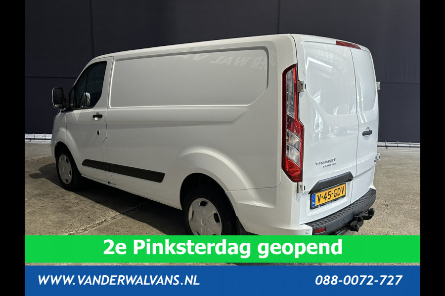 Ford Transit Custom 2.0 TDCI 130pk Automaat L1H1 Euro6 Airco | Camera | LED | Trekhaak | Cruisecontrol Parkeersensoren, Stoelverwarming, Verwarmde voorruit, Bijrijdersbank