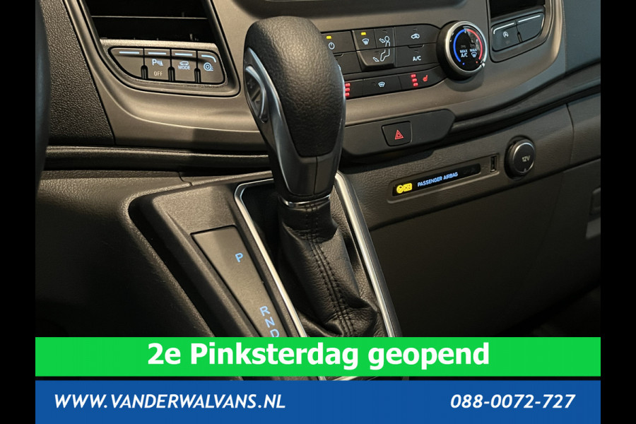 Ford Transit Custom 2.0 TDCI 130pk Automaat L1H1 Euro6 Airco | Camera | LED | Trekhaak | Cruisecontrol Parkeersensoren, Stoelverwarming, Verwarmde voorruit, Bijrijdersbank