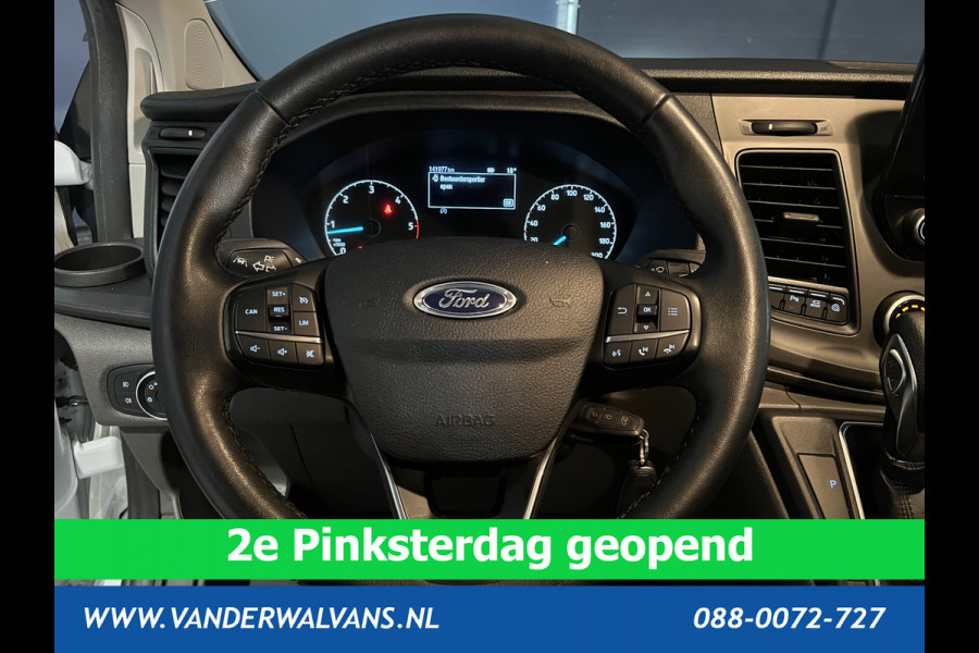 Ford Transit Custom 2.0 TDCI 130pk Automaat L1H1 Euro6 Airco | Camera | LED | Trekhaak | Cruisecontrol Parkeersensoren, Stoelverwarming, Verwarmde voorruit, Bijrijdersbank