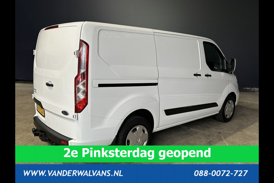 Ford Transit Custom 2.0 TDCI 130pk Automaat L1H1 Euro6 Airco | Camera | LED | Trekhaak | Cruisecontrol Parkeersensoren, Stoelverwarming, Verwarmde voorruit, Bijrijdersbank