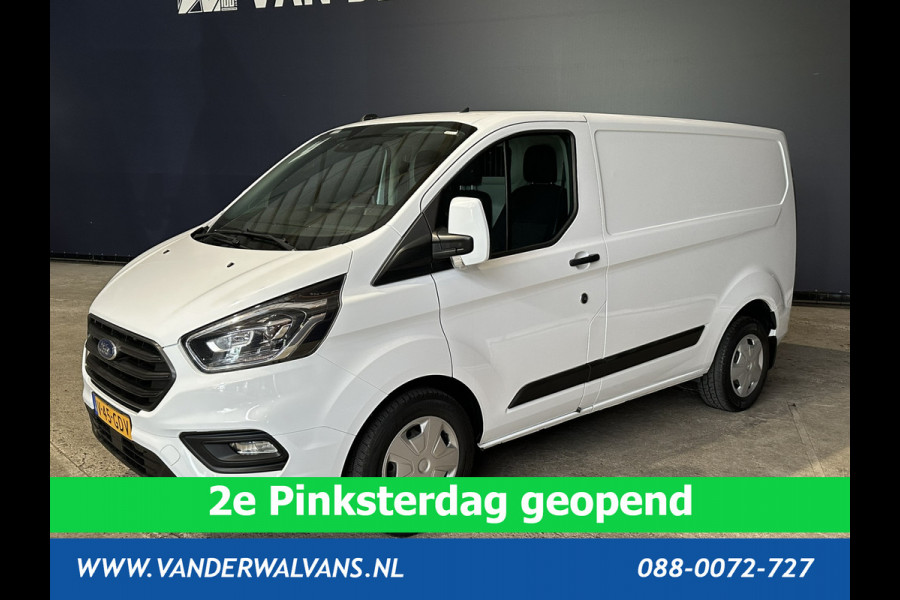Ford Transit Custom 2.0 TDCI 130pk Automaat L1H1 Euro6 Airco | Camera | LED | Trekhaak | Cruisecontrol Parkeersensoren, Stoelverwarming, Verwarmde voorruit, Bijrijdersbank